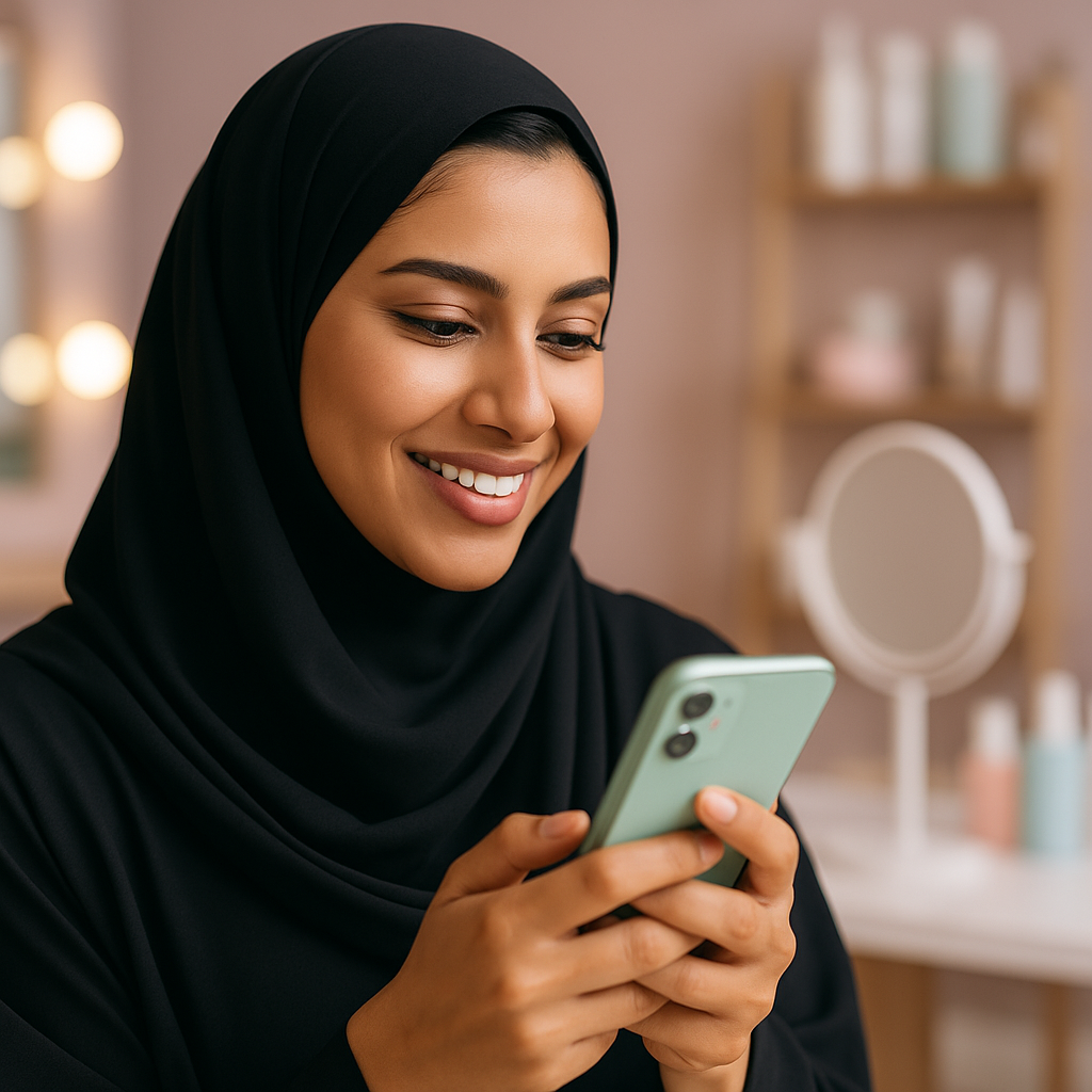 فكرة Glintup: أول منصة تجميل متكاملة في الإمارات